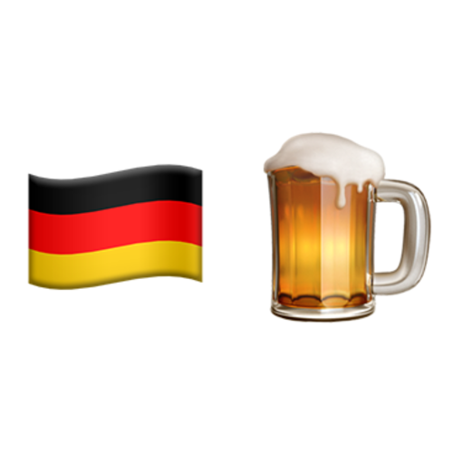 🇩🇪🍺 Emoji Domain iOS rendering